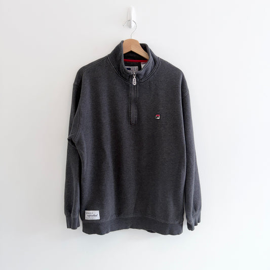 MNMLY Refreshed Dark Grey 1/4 Zip - M