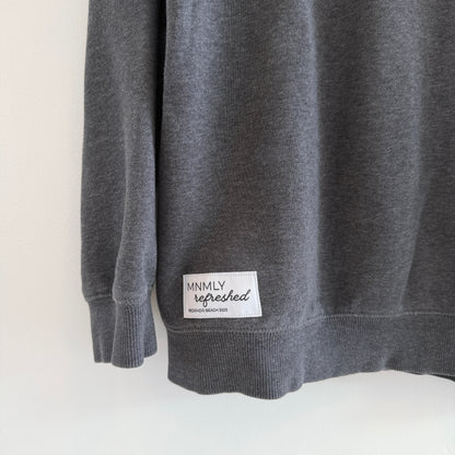 MNMLY Refreshed Dark Grey 1/4 Zip - M