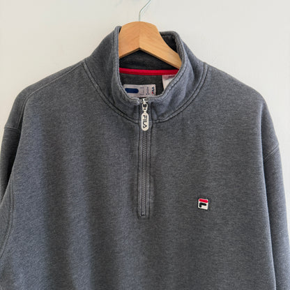 MNMLY Refreshed Dark Grey 1/4 Zip - M