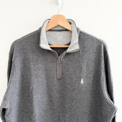 MNMLY Refreshed Grey 1/4 Zip - L