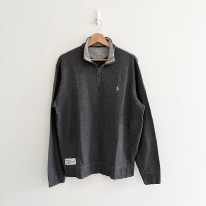 MNMLY Refreshed Grey 1/4 Zip - L