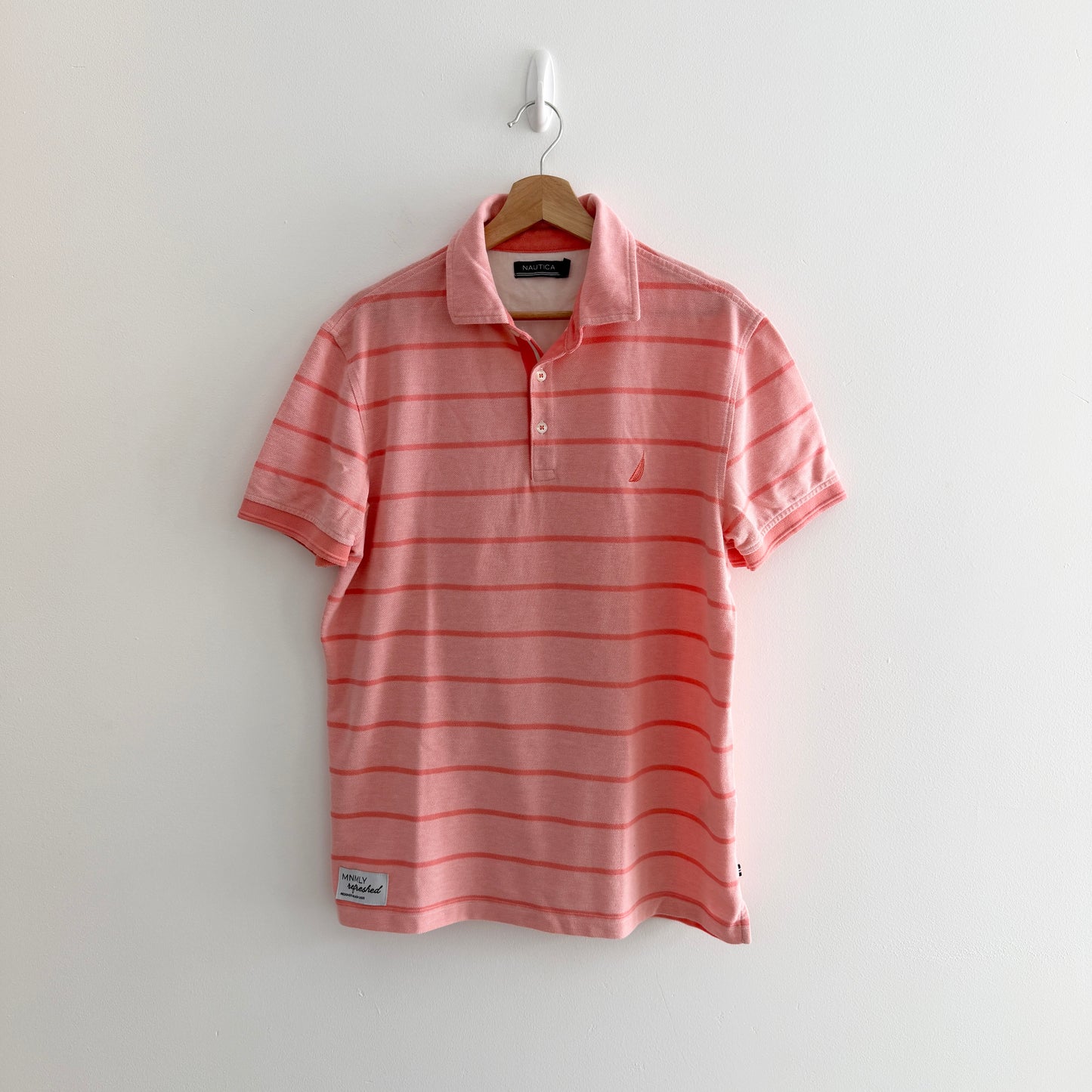 MNMLY Refreshed Salmon Polo - M