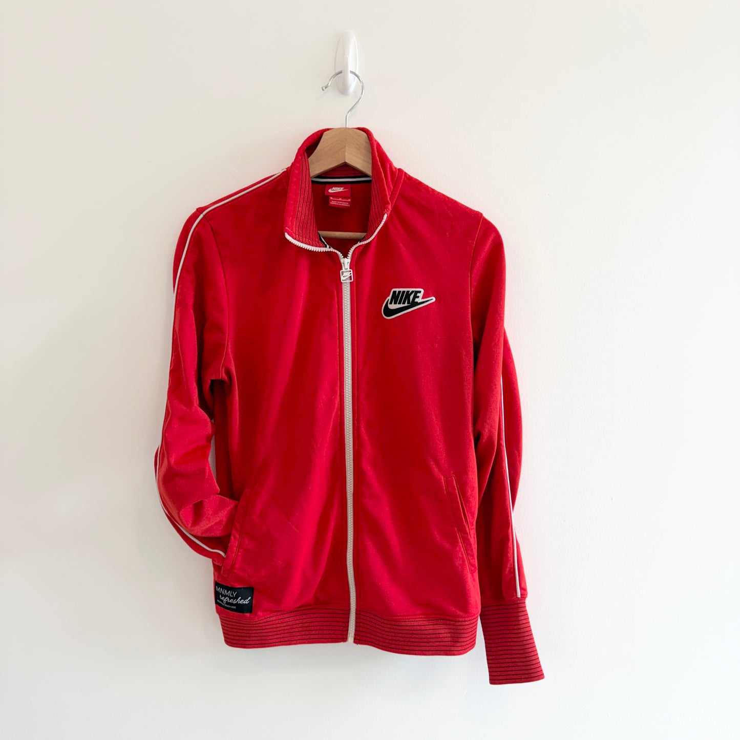 MNMLY Refreshed Vintage Red Zip Up Jacket - M