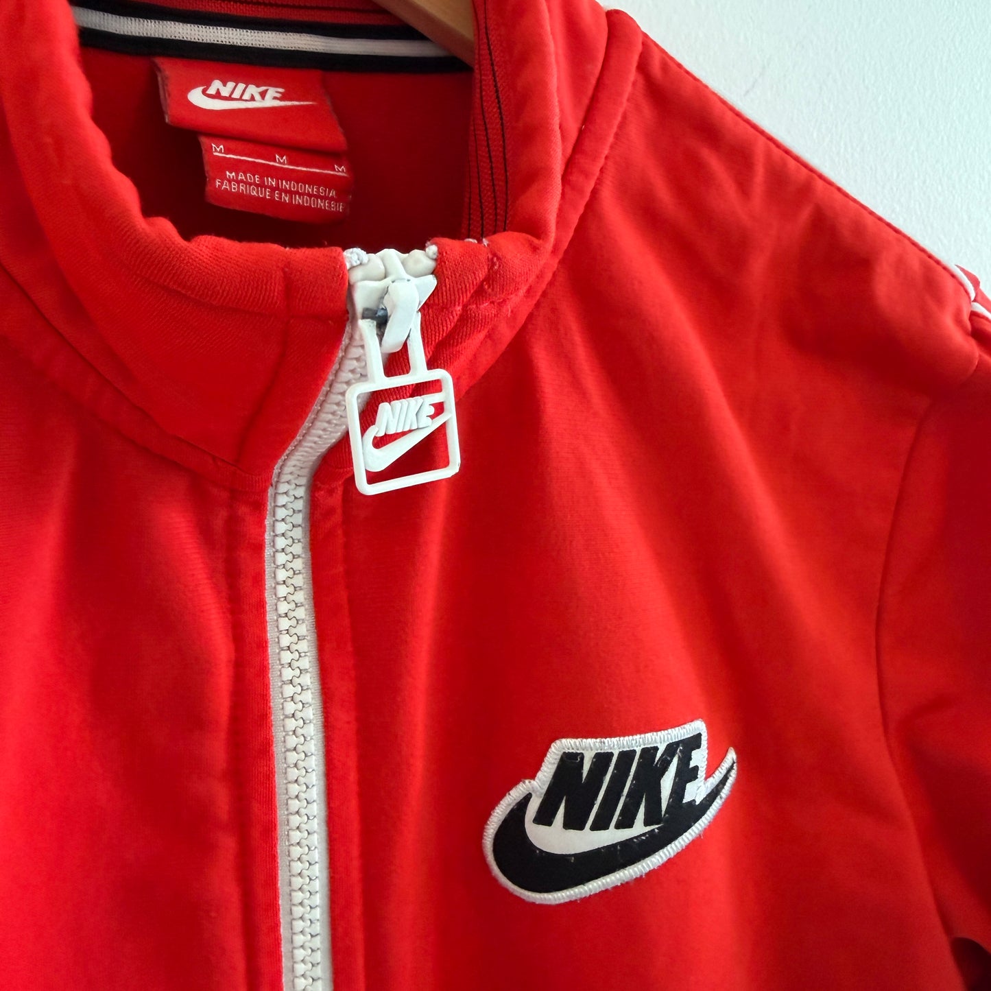 MNMLY Refreshed Vintage Red Zip Up Jacket - M
