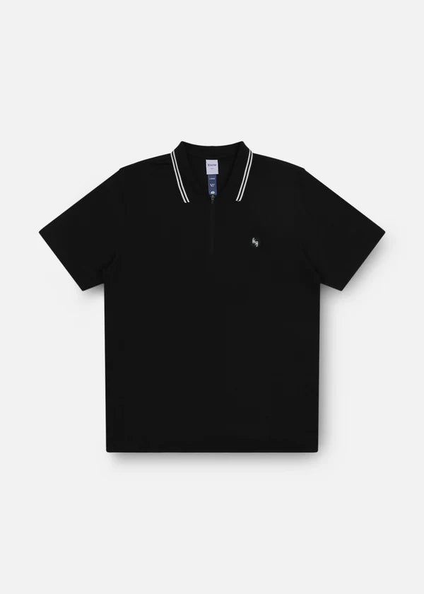 Hands Down SS Polo: Black