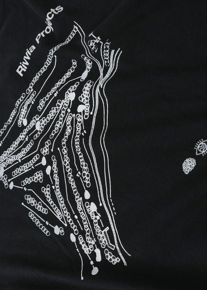 Rivvia Tee (black) Project Mapping