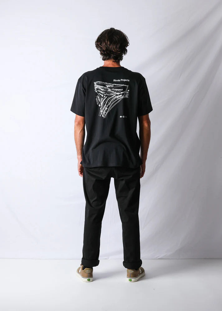 Rivvia Tee (black) Project Mapping