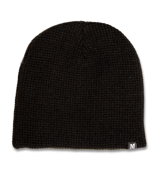 Merrill Golf Thermal Knit Beanie (Black)