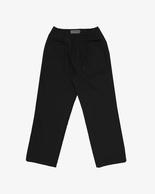 Students Arts Baggy Herringbone Twill Pants Black