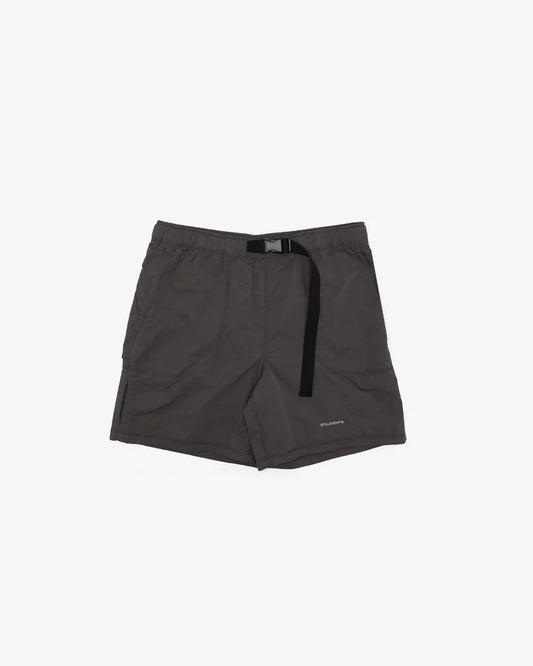 Students Explore Classic Utility Nylon Shorts Charcoal