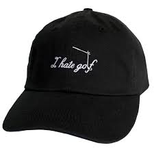 I Hate Golf Black Hat