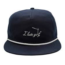 I Hate Golf Rope Hat