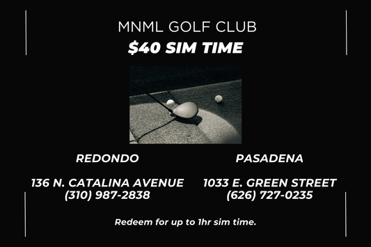 MNML GOLF CLUB Gift Card Simulator Time
